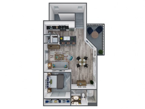 Capri Floor Plan at Springs at Continental Ranch, Arizona, 85743